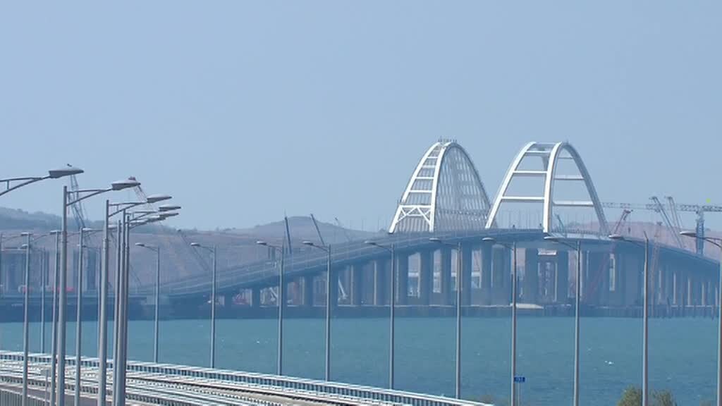    Крымский мост через Керченский пролив, открытие 17