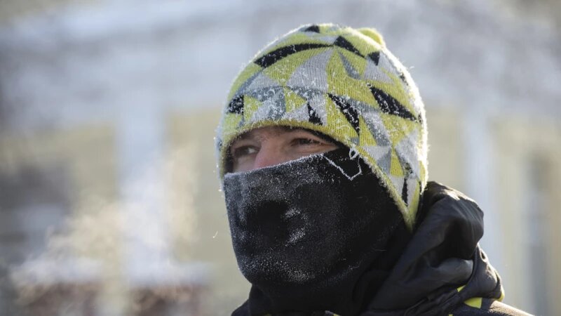     Холод. Мороз в Барнауле. Анна Зайкова