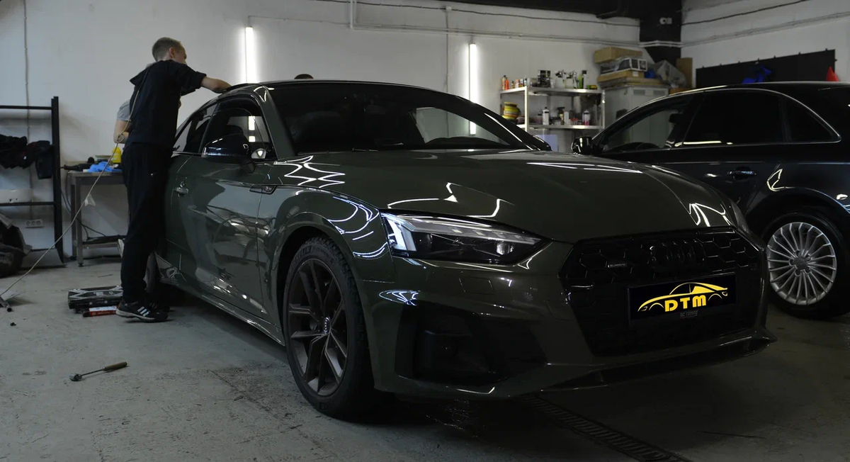 Audi A5 на оклейке