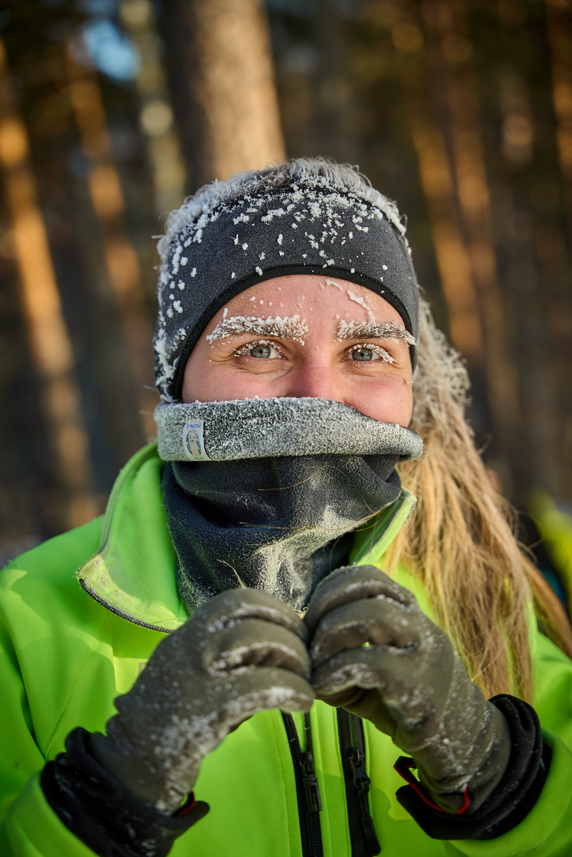 Пробежка в -28 в Сибирском лесу ♥️