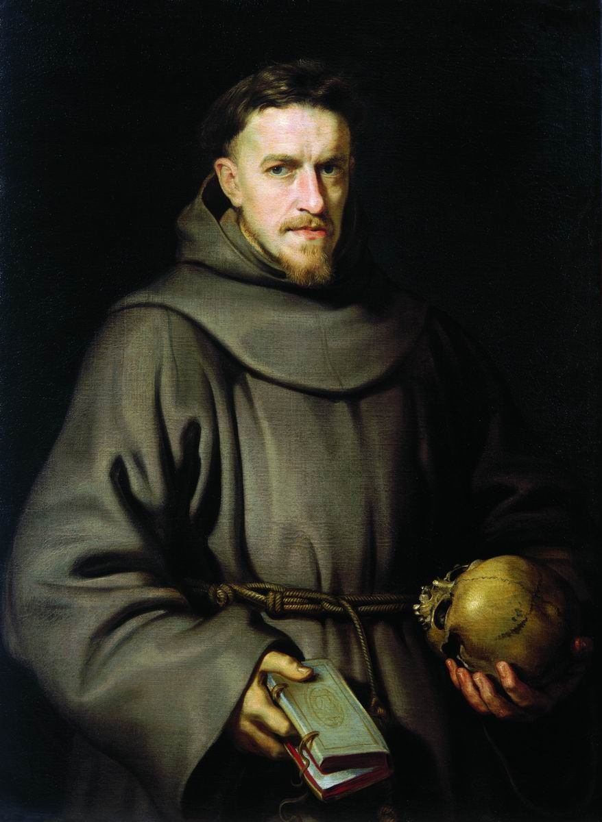 Петер Пауль Рубенс «Францисканский монах», около 1615 года Холст, масло. Размеры: 105х79 см. Старая Пинакотека, Мюнхен. Инв. 347. Фото картины взято из открытого источника.