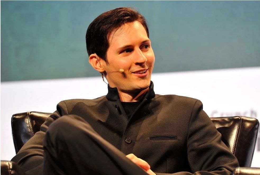 Павел Дуров, генеральный директор Telegram, запечатлен на сцене конференции TechCrunch Disrupt SF 2015 21 сентября 2015 года в Сан-Франциско.