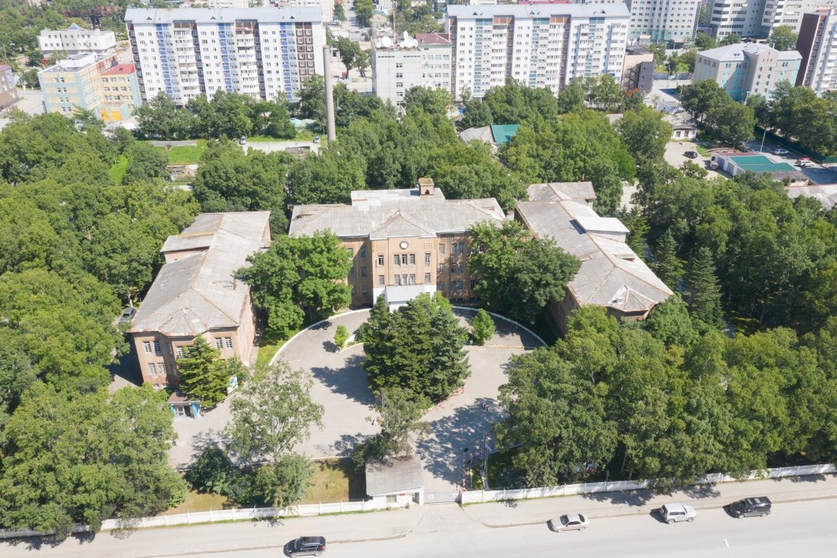 Военный госпиталь в Южно-Сахалинске. Фото: департамент культуры и туризма мэрии Южно-Сахалинска