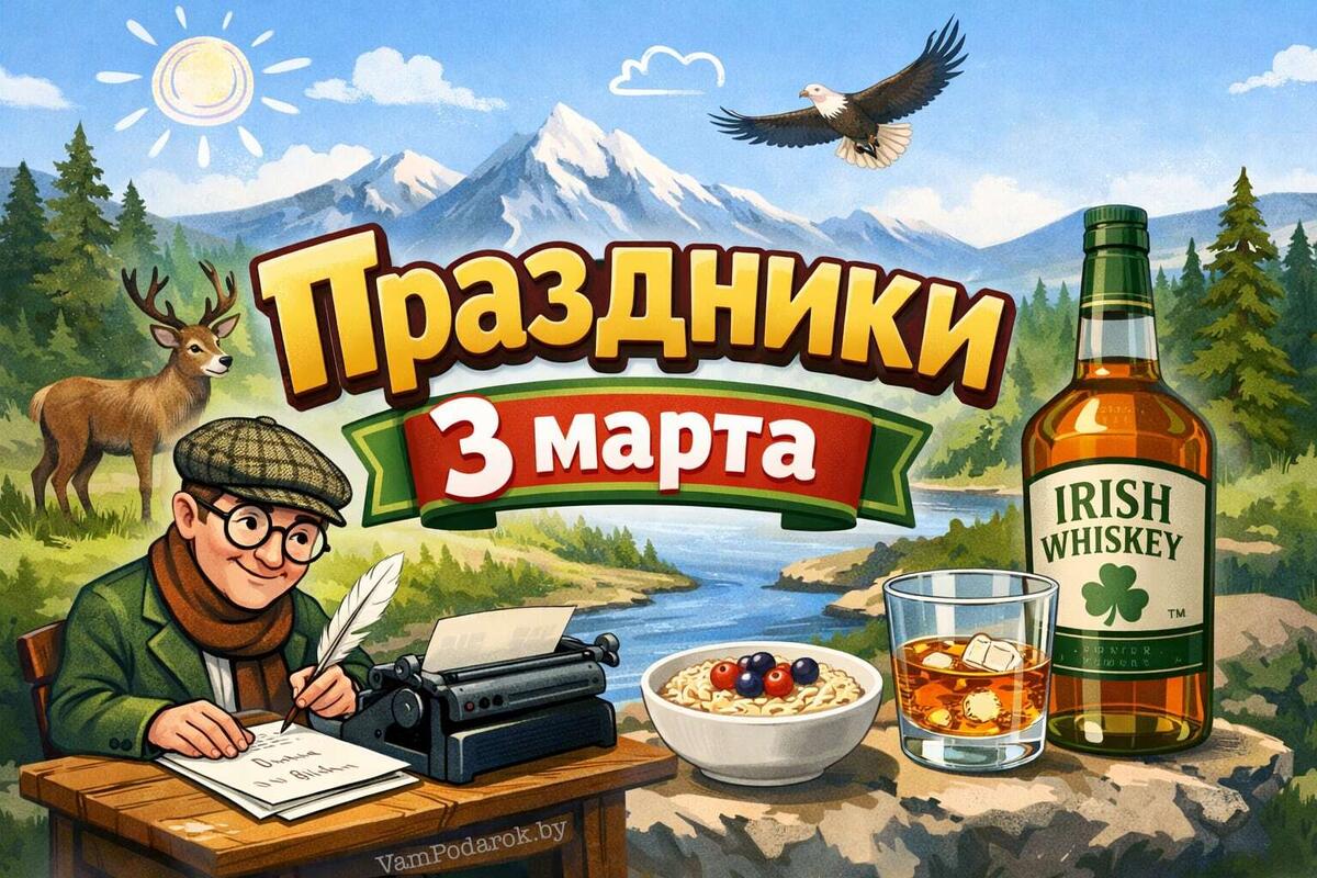 Праздники 3 марта 2026 года – открытки и картинки