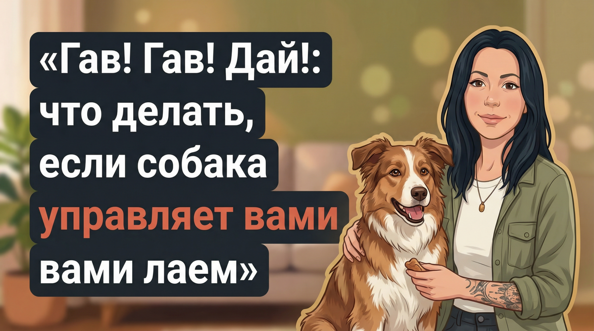    Как перестать поддаваться на требовательный лай и вернуть спокойствие. Анна Марковская