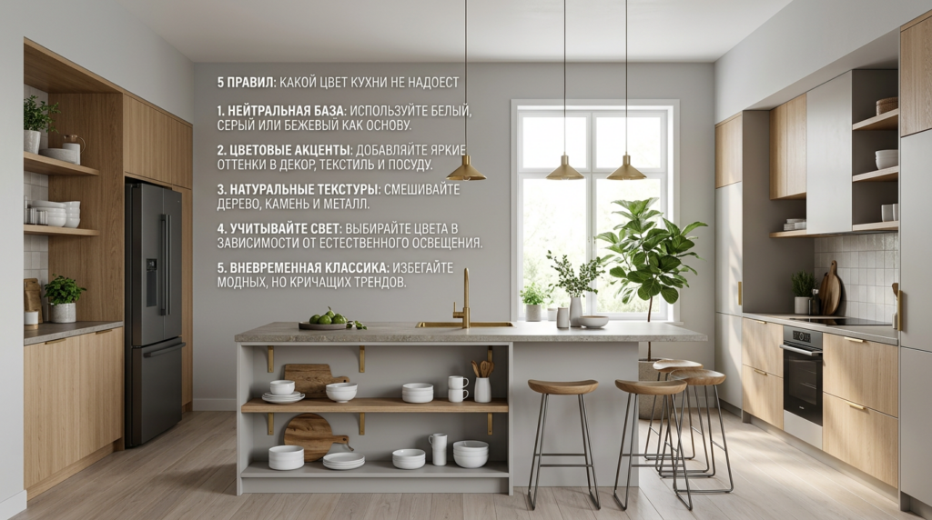    Как выбрать цвет кухни, который останется актуальным и не надоест через год MDKUHNY