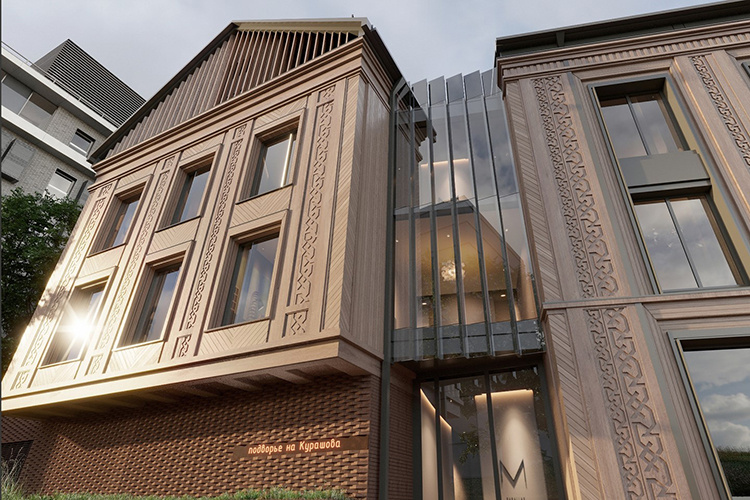    Проект гостиницы на 21 номер от Алексея Кузьминых — на улице Курашова. Она появится на пустыре у знаменитого долгостроя на Айвазовского