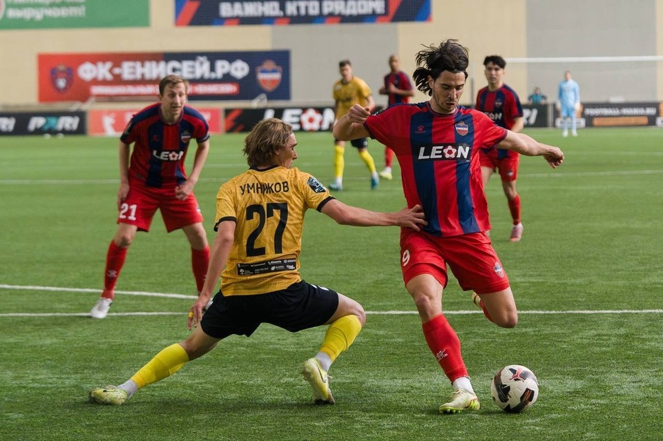    Фото: Алекс Чампакхам / соцсети ФК «Енисей»