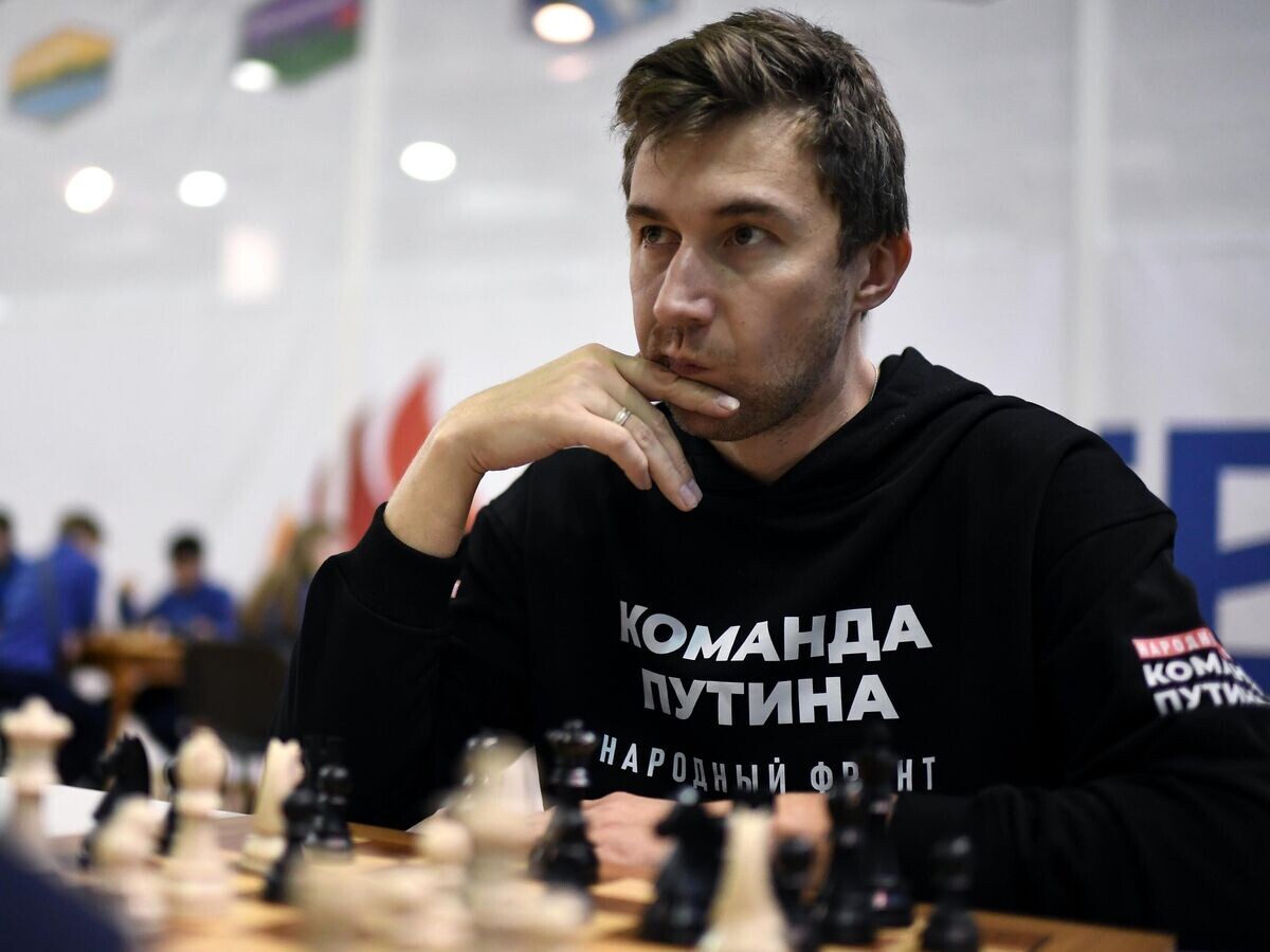    Гроссмейстер Сергей Карякин открывает смену для юных шахматистов ДНР в "Артеке" | © РИА Новости / Константин Михальчевский