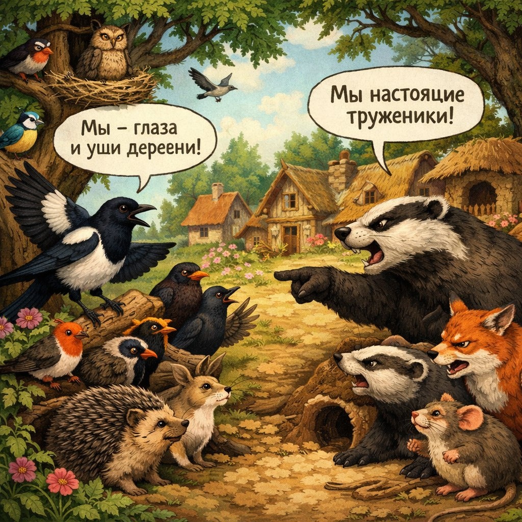 Сказка на ночь про животных