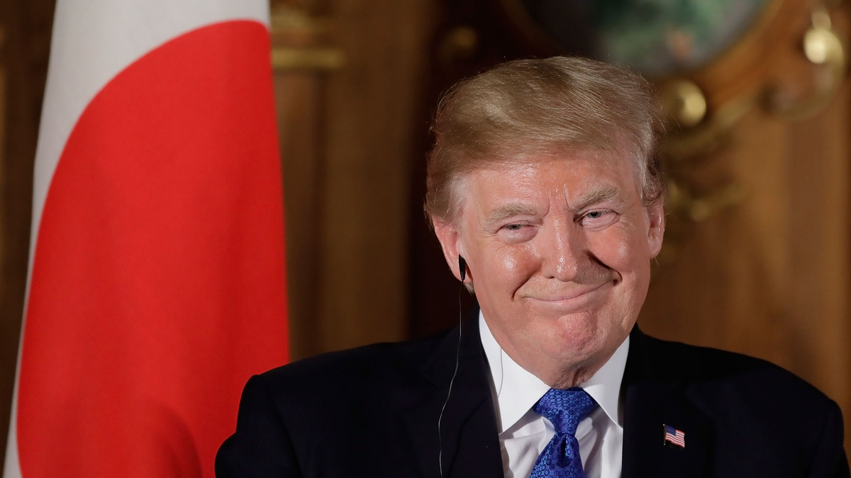    Япония визит Трампа Трамп корчит рожу ЕПА