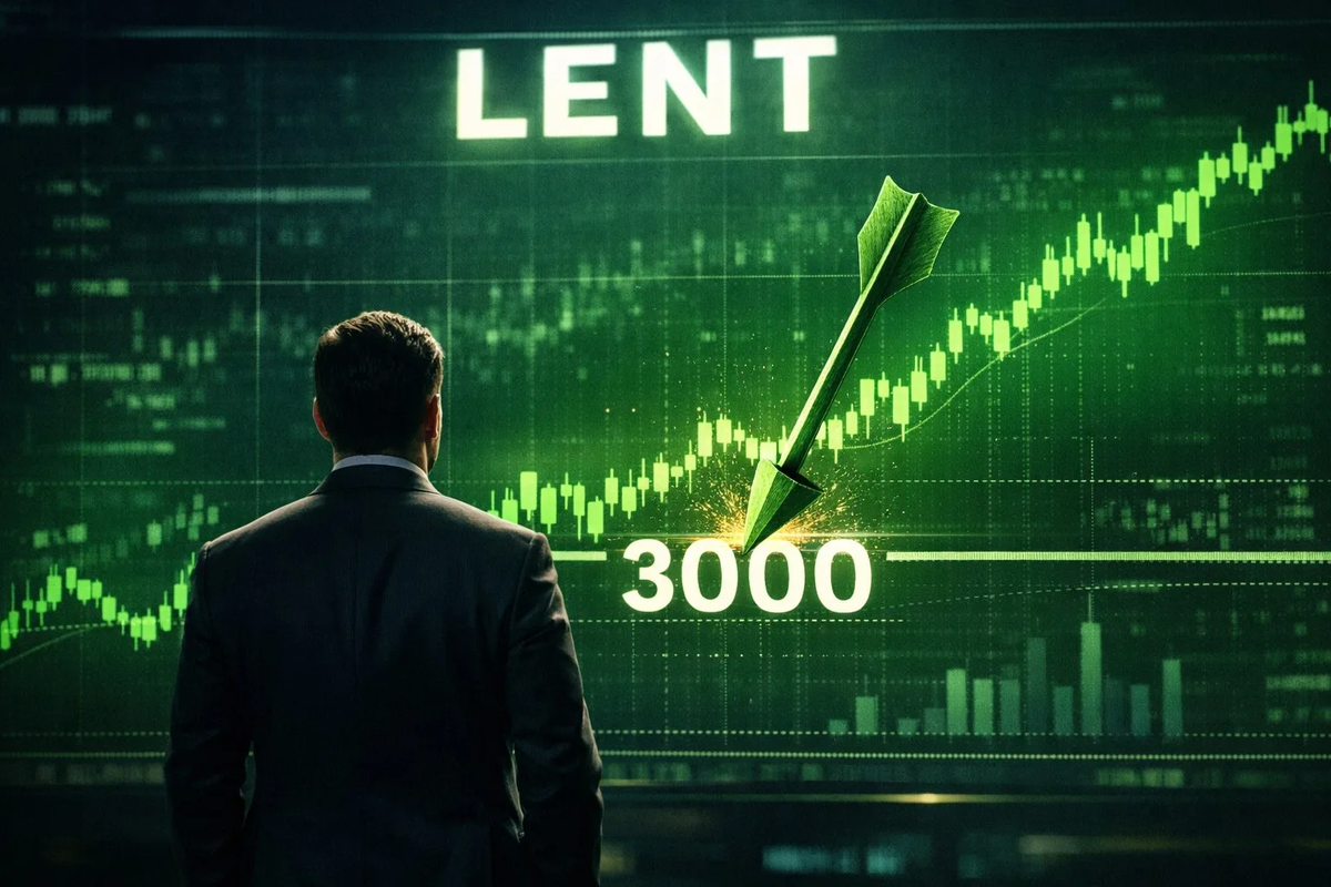 Лента готова к рывку на 3000