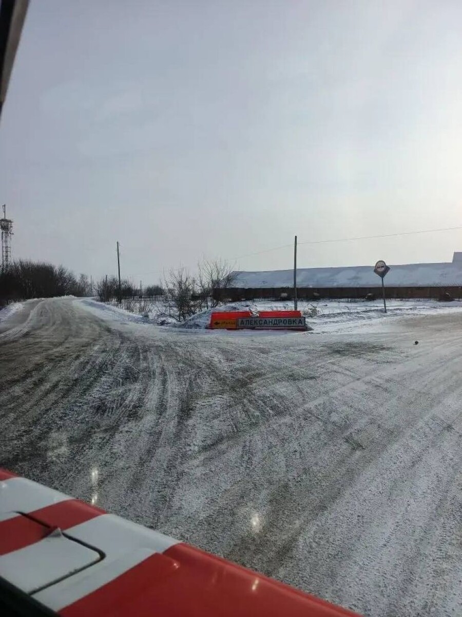    Место перелива у села Александровка. Источник: t.me/kalmanka_glava