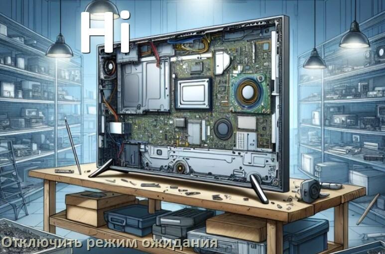 
Как на телевизоре Hi отключить режим ожидания