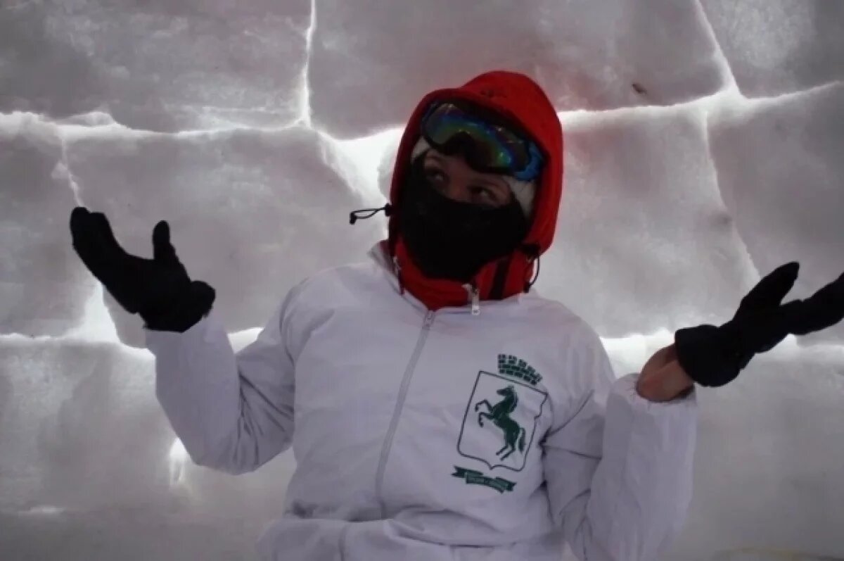    В Томске прошли состязания по строительству снежных хижин