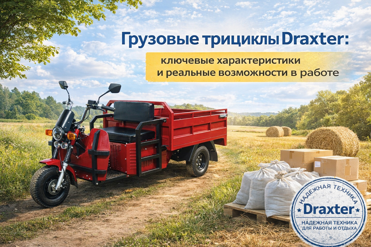 Грузовой трицикл Draxter, Станкопромгрупп