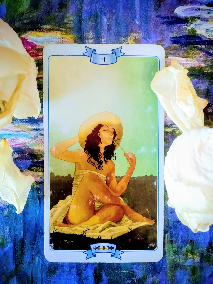 4 жезлов - Таро Закон притяжения