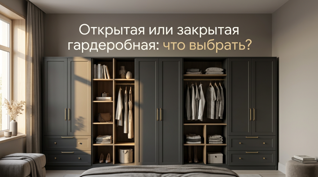    Выбор между визуальным простором открытых полок и аккуратностью закрытых фасадов зависит от предпочтений и площади комнаты MDKUHNY