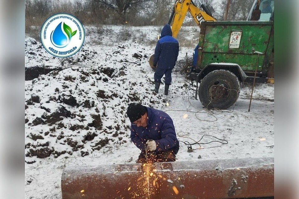    Часть Мелитополя осталась утром 2 марта без воды. Фото: ГУП "Вода Запорожья"