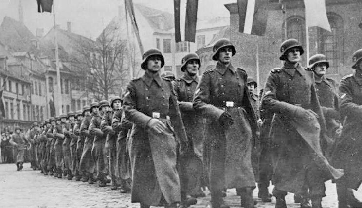 Латышские эсэсовцы. 