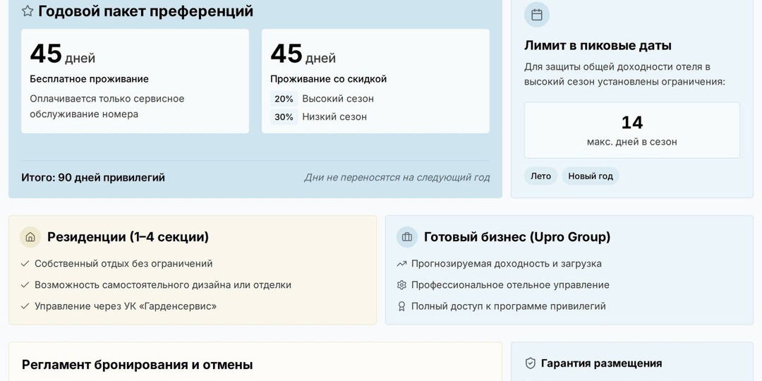 СТРУКТУРА ПРОГРАММЫ ЛОЯЛЬНОСТИ ДЛЯ ИНВЕСТОРОВ GREENMONT
