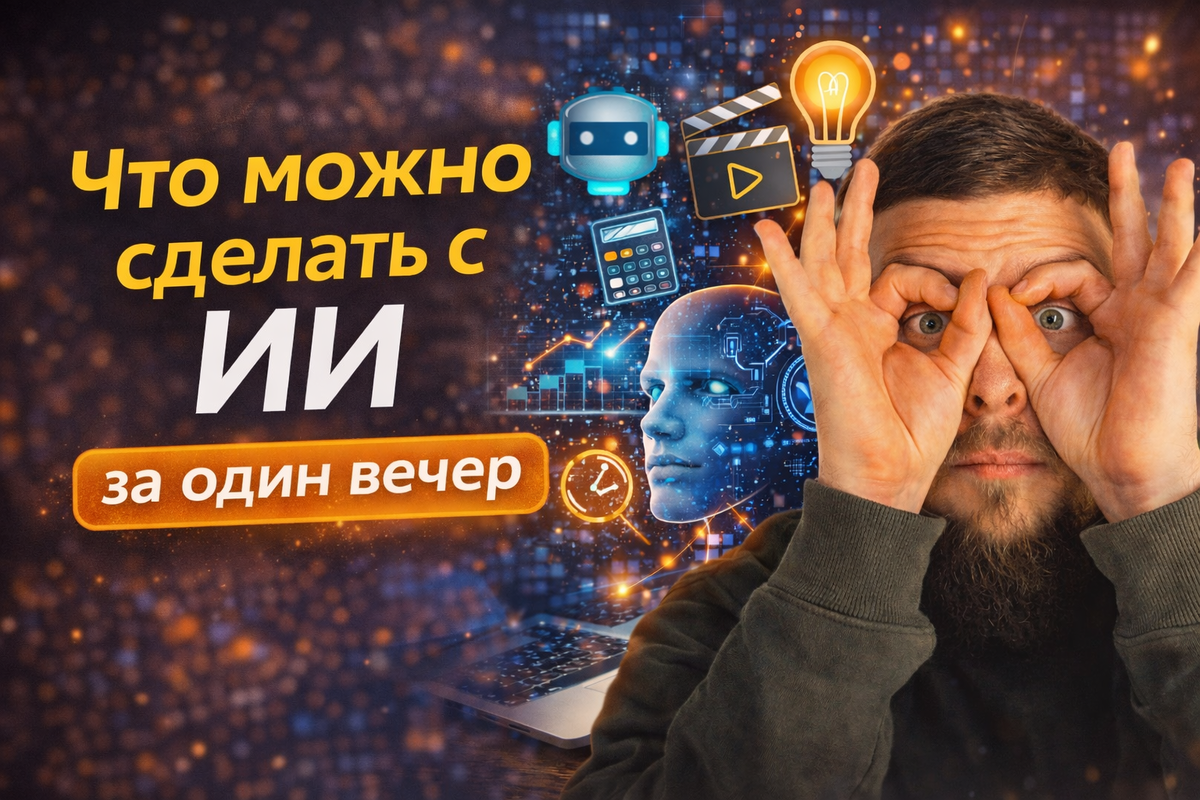 Что можно сделать с ИИ за один вечер