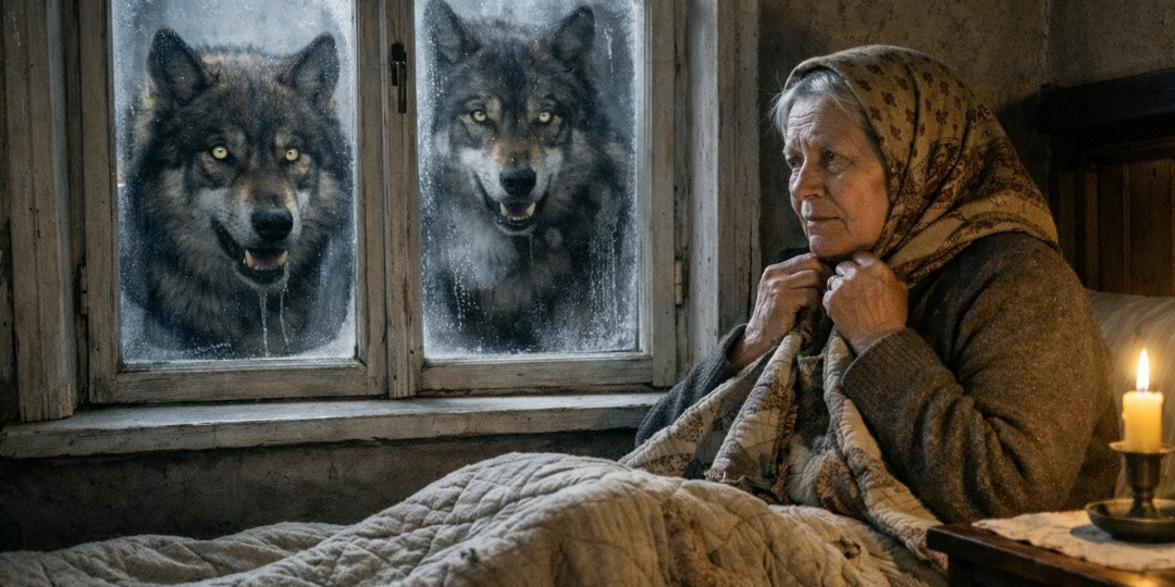 Девять волков пришли к её избе в минус сорок и три ночи не уходили. На четвёртую она открыла дверь