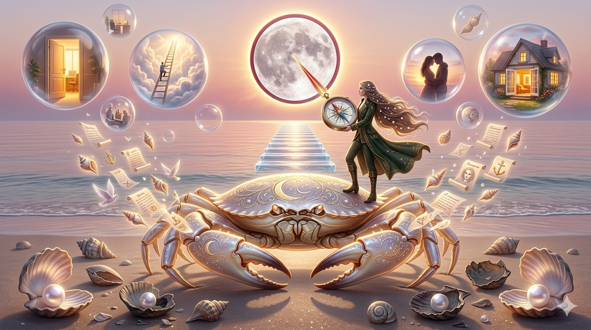 Рак, март вытаскивает тебя из раковины — мягко, но настойчиво. Затмение в твоём секторе общения не даст отмолчаться. Те слова, что давно ждали, наконец будут сказаны. Кому-то — вслух. Кому-то — в виде решения, которое изменит всё. Карьера зовёт туда, где ты ещё не был. Не бойся глубины — ты в ней родился. 🌊🦀💫