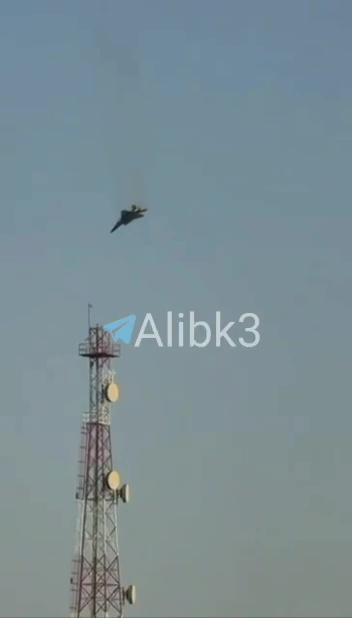    кадры крушения F-15