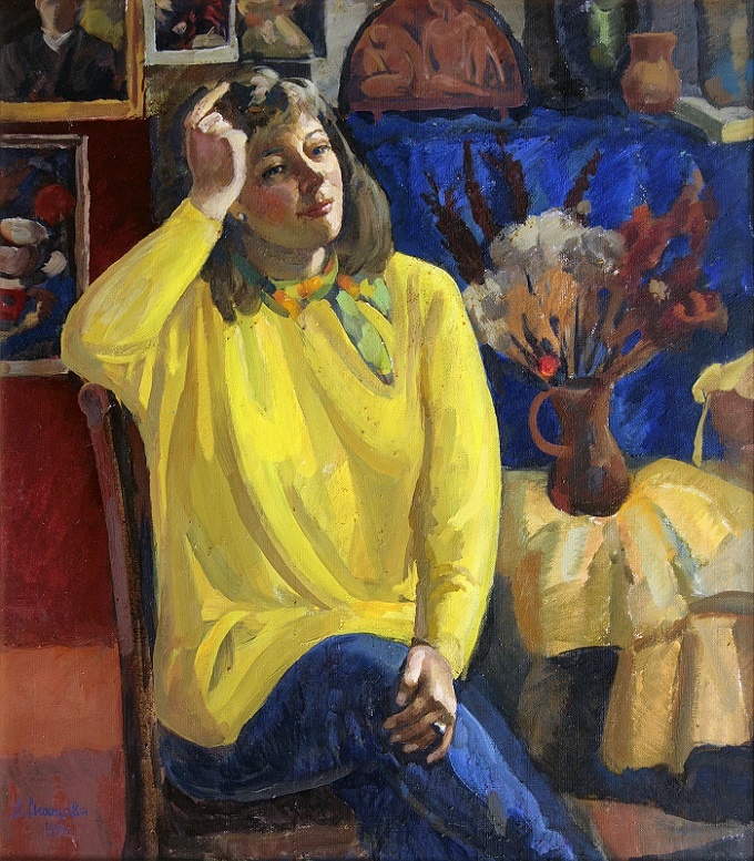 Скопцова Л. С. «Портрет современницы Л. Сурковой», РОМИИ