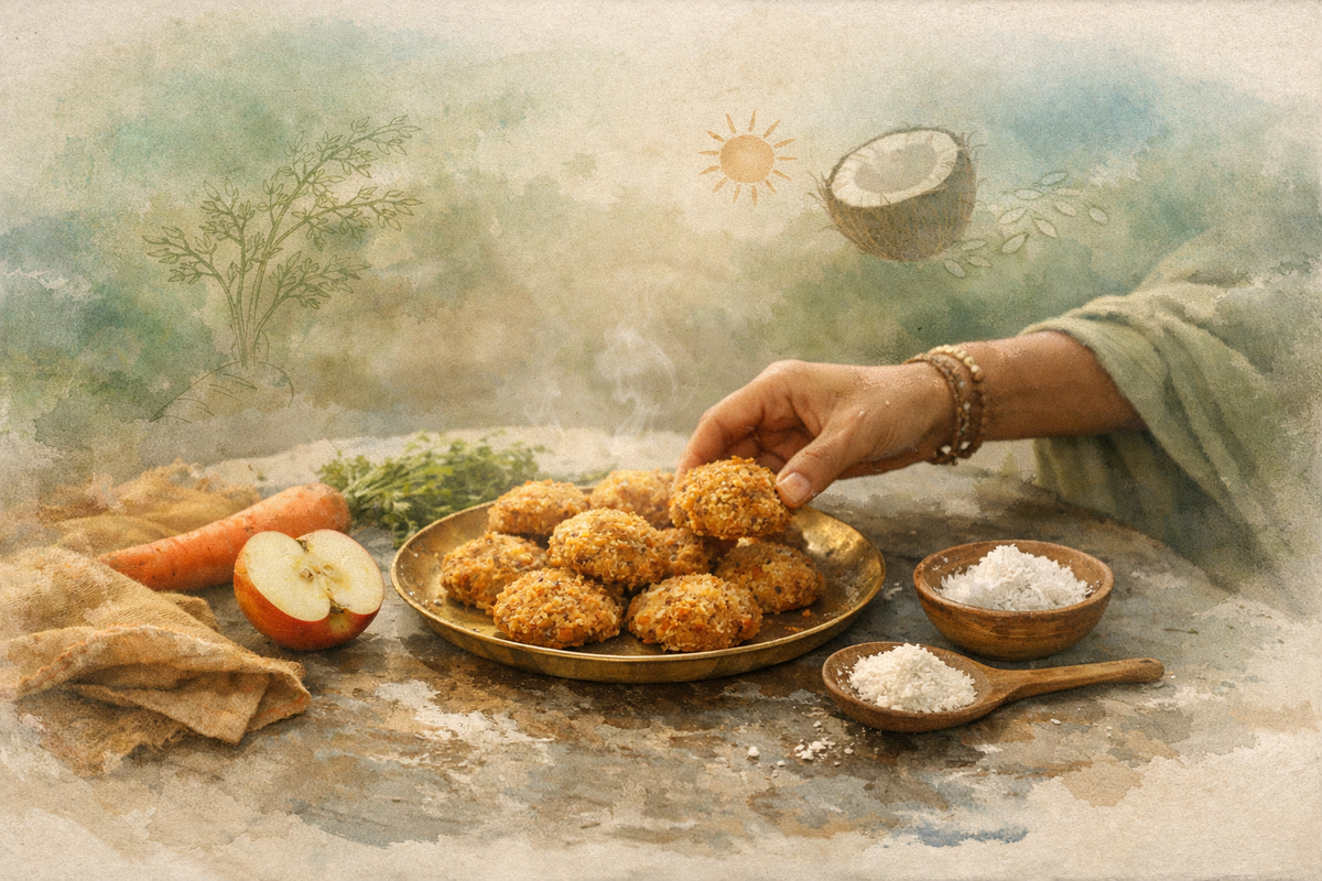 Морковное печенье