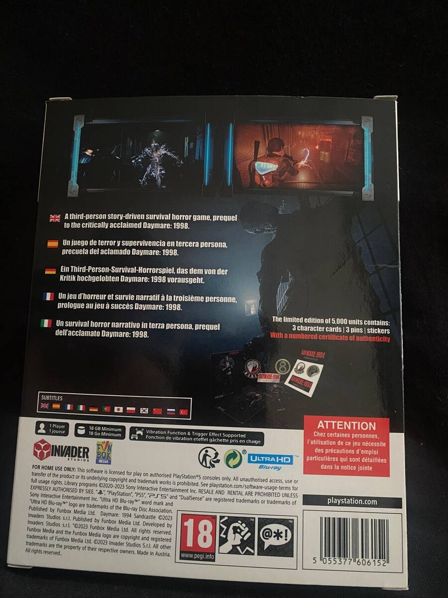 Зад картонки