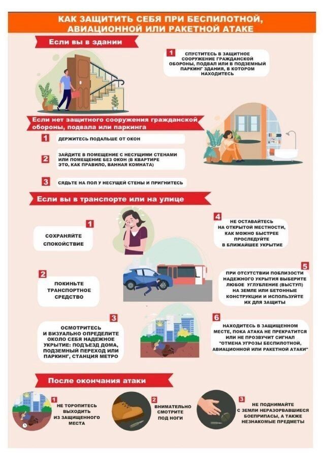    Памятка о действиях во время атак для белгородцев   t.me/Marinaslovo