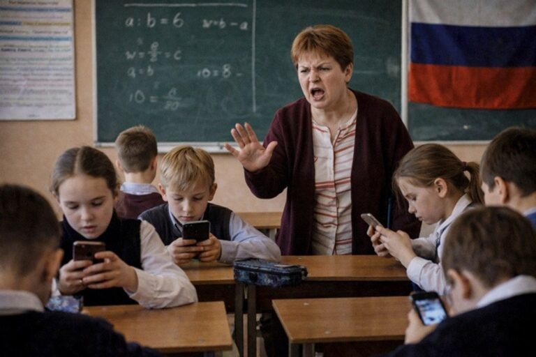    Иллюстрация к материалу: Родители и учителя поддержали запрет телефонов на уроках