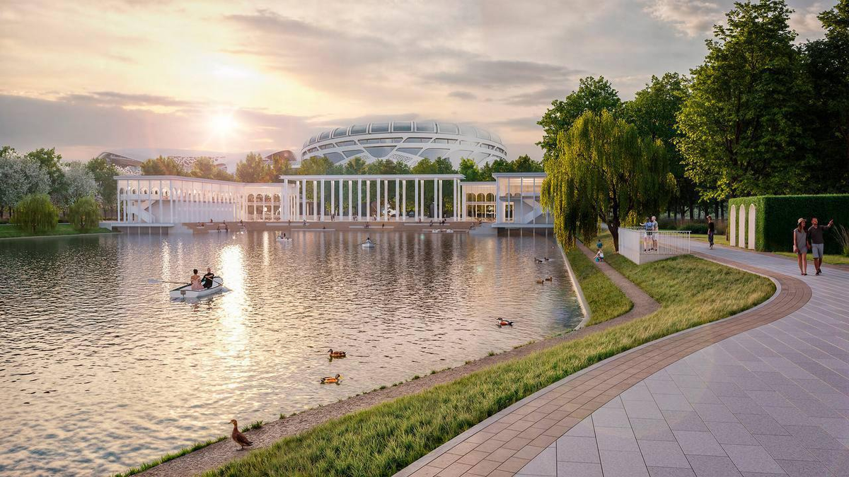 Проект благоустройства Екатерининского парка.