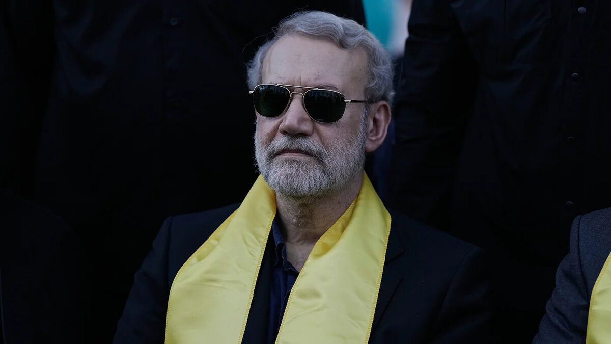   Bilal Hussein / AP- Секретарь Высшего совета нацбезопасности Ирана Али Лариджани