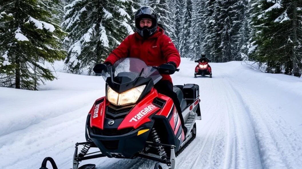    Группа из пяти туристов на снегоходах отправилась в Пермский край 20 февраля. Коллаж Царьграда
