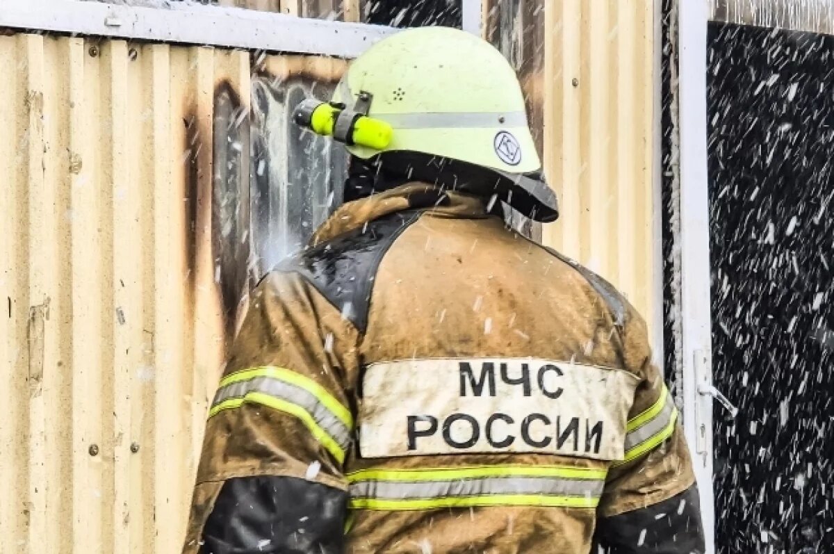    МЧС работает на месте падения БПЛА в хуторе Красноармейского района