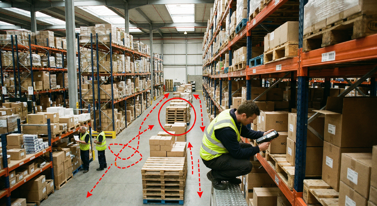 Наблюдение за работой персонала на складе для оценки эффективности логистических процессов