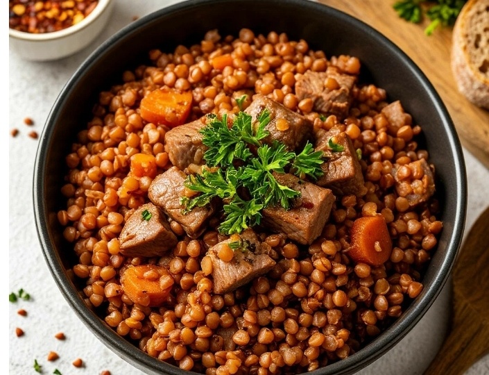 Гречка по-купечески для диабетика: сытный обед, который дружит с сахаром