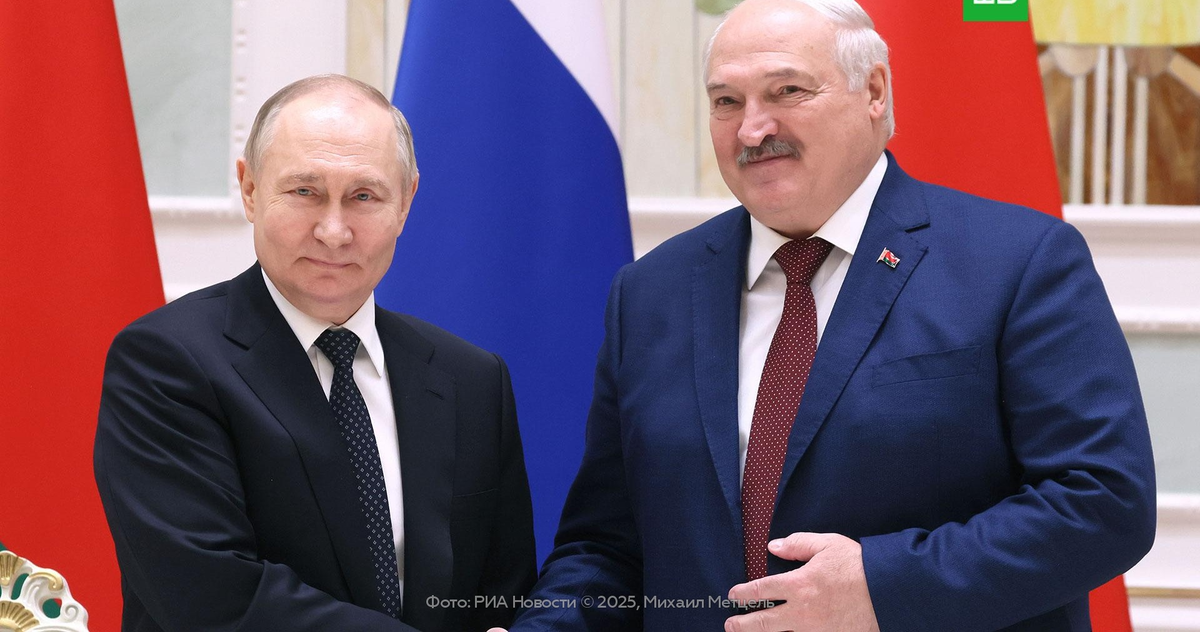 Путин и Лукашенко. Источник изображения: сайт ntv.ru