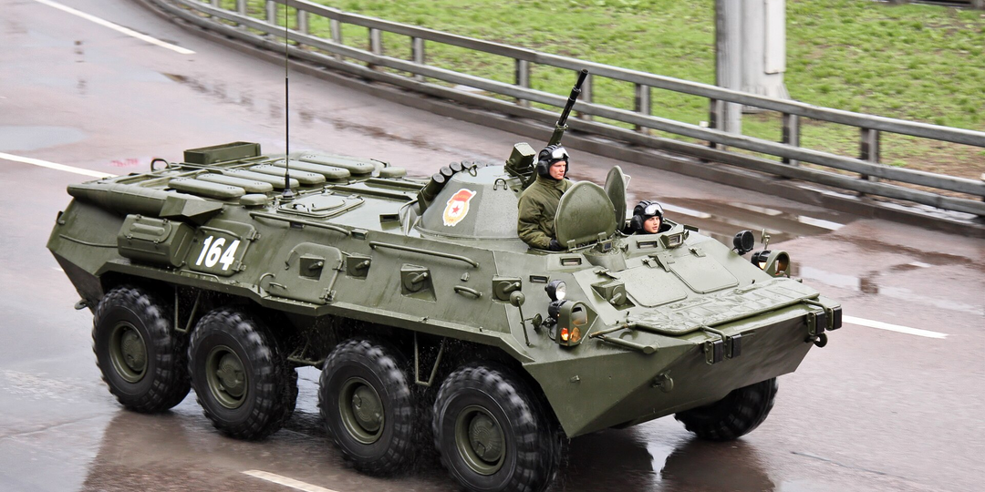 Броня России. БТР-80, современный боевой автобус пехоты, 1982