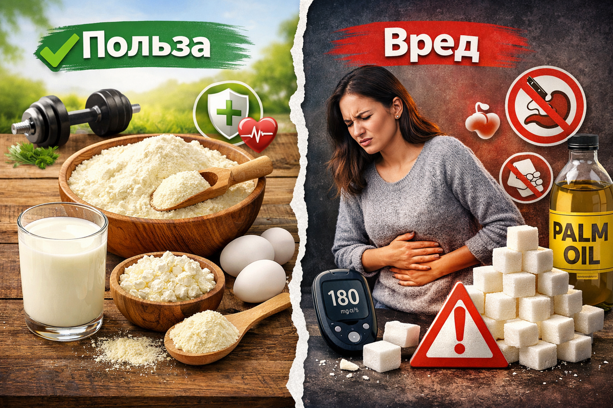 Польза и вред сухого молока