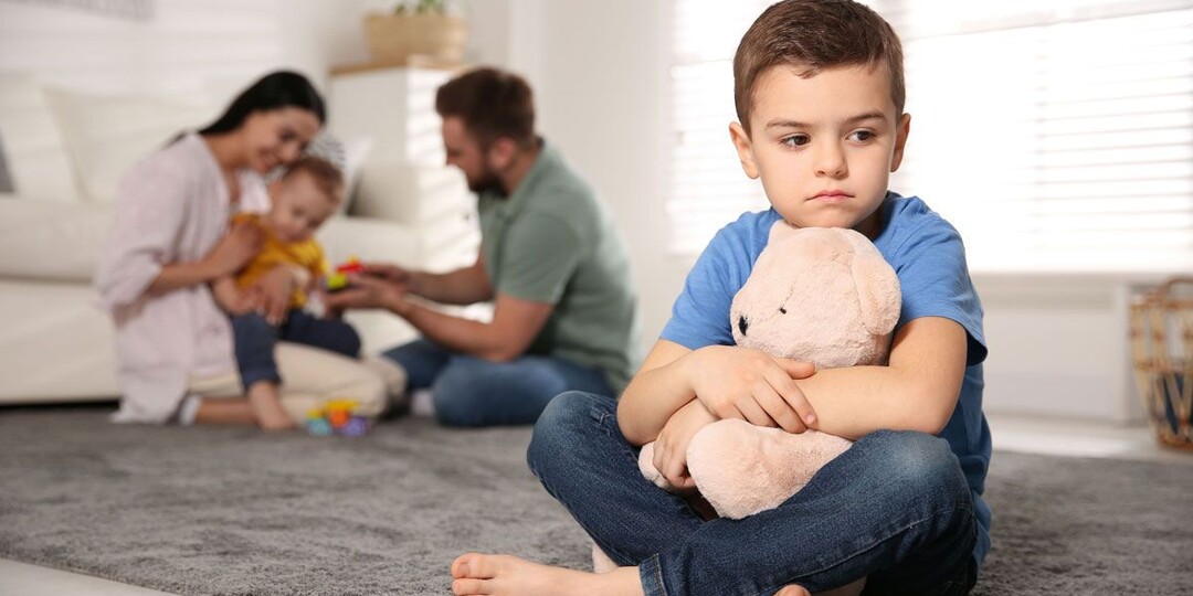 Детская ревность к рождению второго ребёнка.