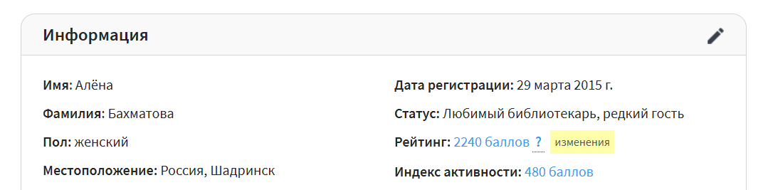 Дата регистрации на платформе Лайвлиб