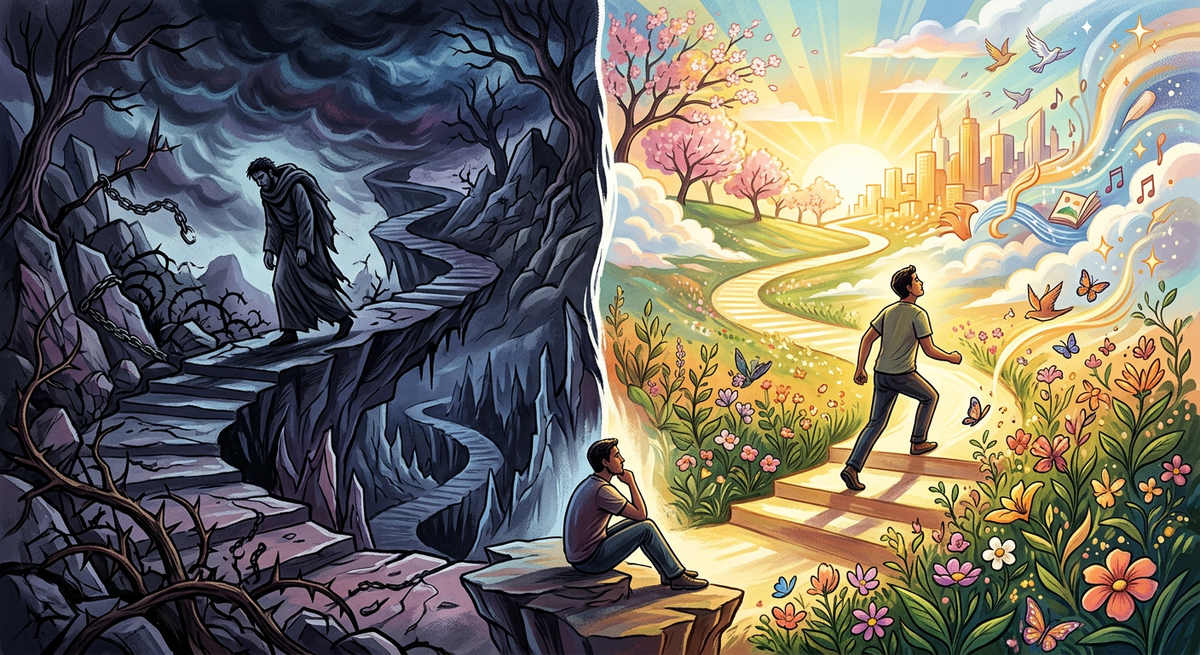 Одна зависть толкает вниз — разрушать чужое. Другая толкает вперёд — создавать своё. Разница не в эмоции, а в том, что с ней делать.