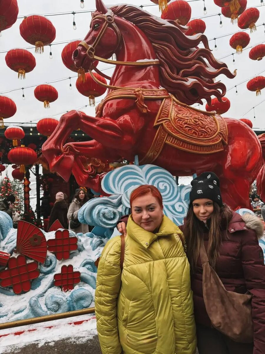 Я и доча на Манежной площади 2026