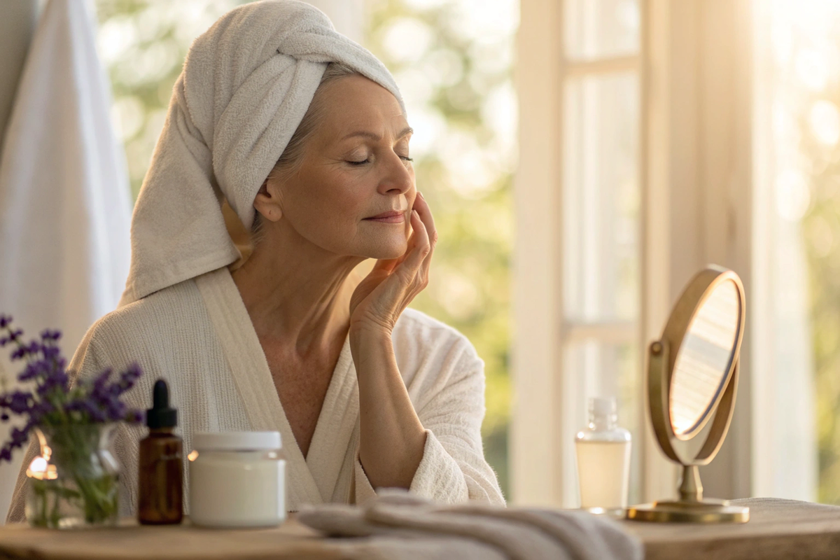 Тусклость ушла. Кожа приобрела тот живой, чуть розоватый оттенок, который я помнила по себе лет десять назад