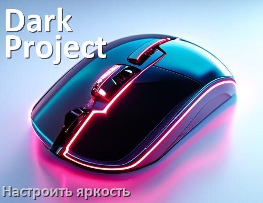
Как на мышке Dark Project увеличить яркость подсветки или уменьшить в Windows 10 и 11