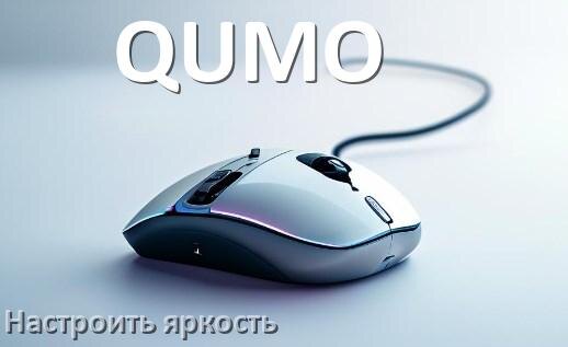 
Как на мыши QUMO увеличить яркость подсветки или уменьшить в Windows 10 и 11